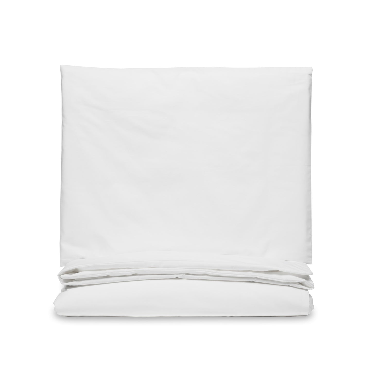 Percale baby duvet cover set | white