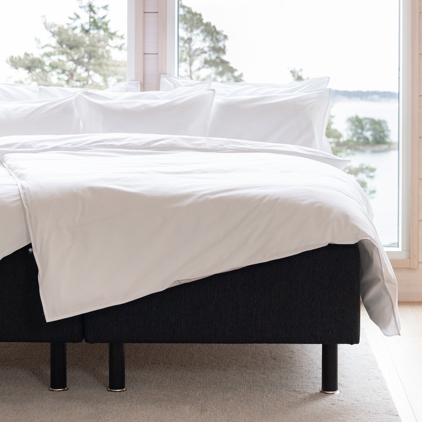 Zone frame bed 120x200 cm | dark grey