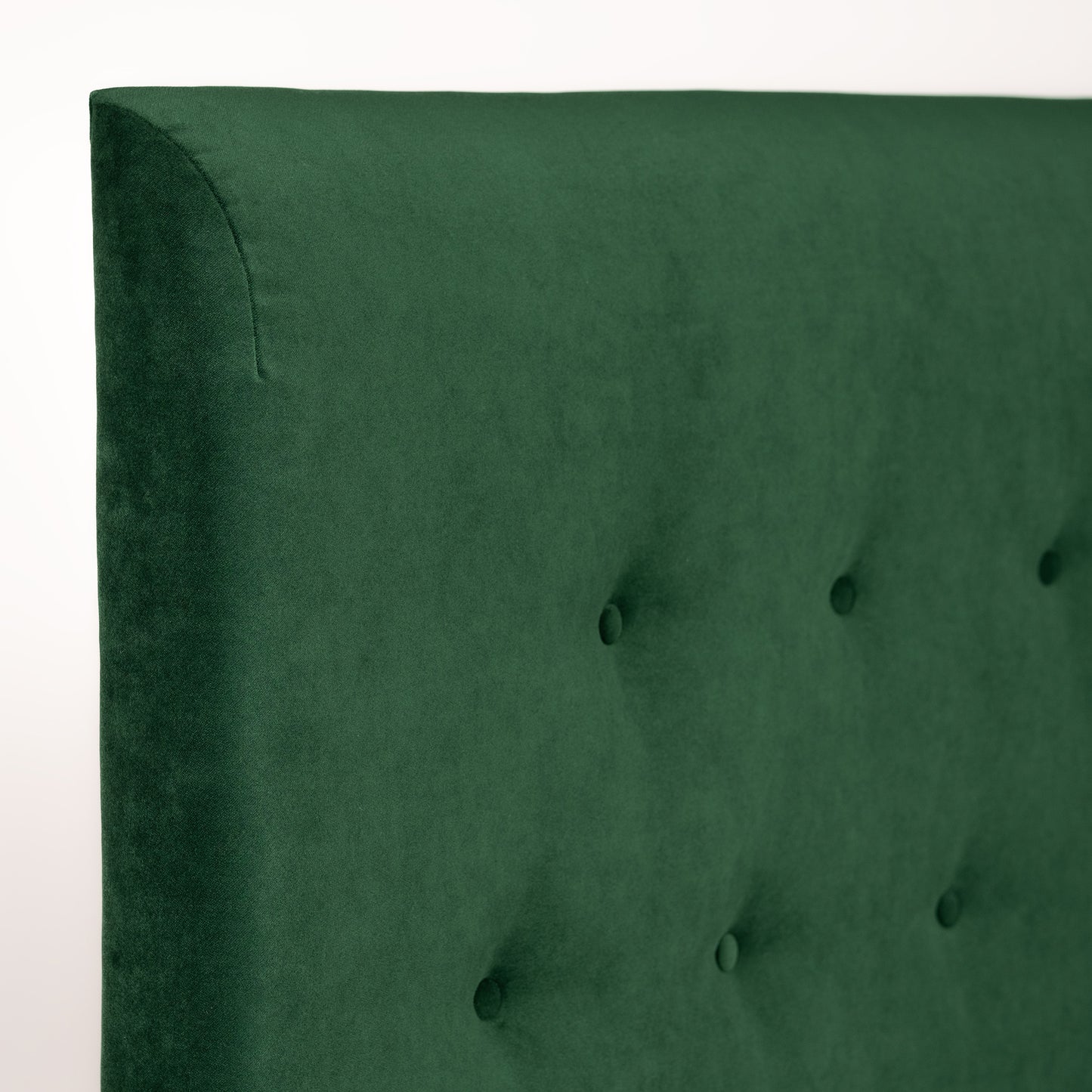 Velvet Lux headboard | dark green