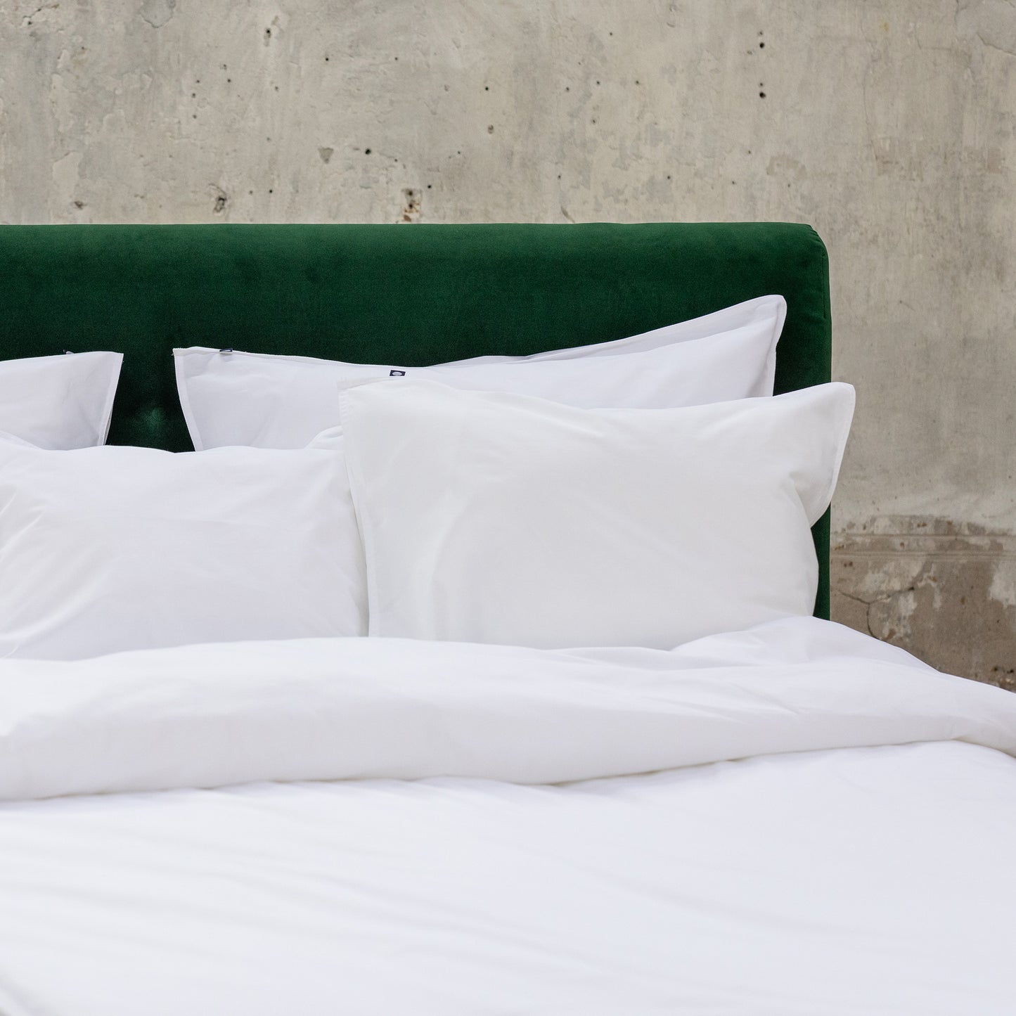 Velvet Lux headboard | dark green