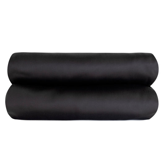 Tencel satin fitted sheet 80x200 cm | caviar