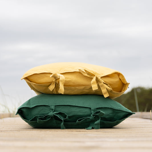 Linen pillowcase | pine