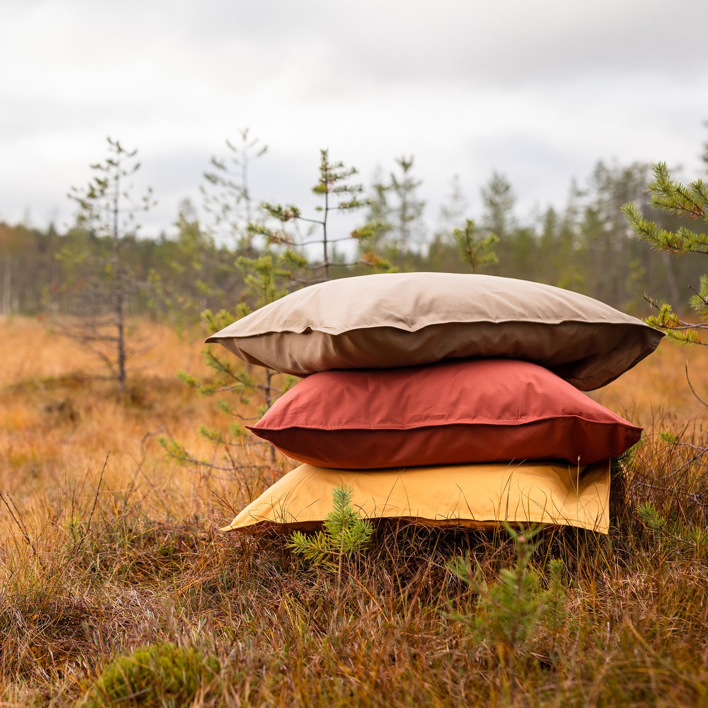 Percale duvet cover set | fall foliage