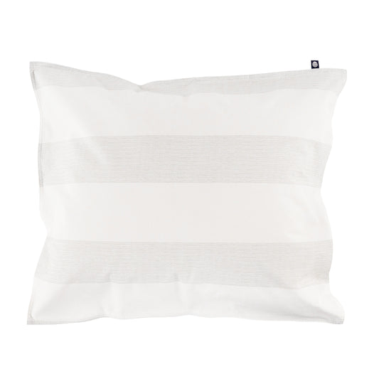 Stripe Percale pillowcase | greige