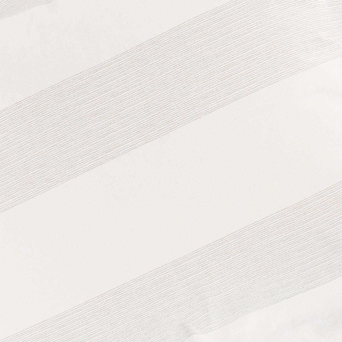 Stripe Percale duvet cover set | greige