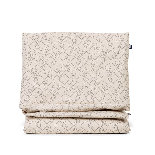 Fisu Organic baby duvet cover set | sand