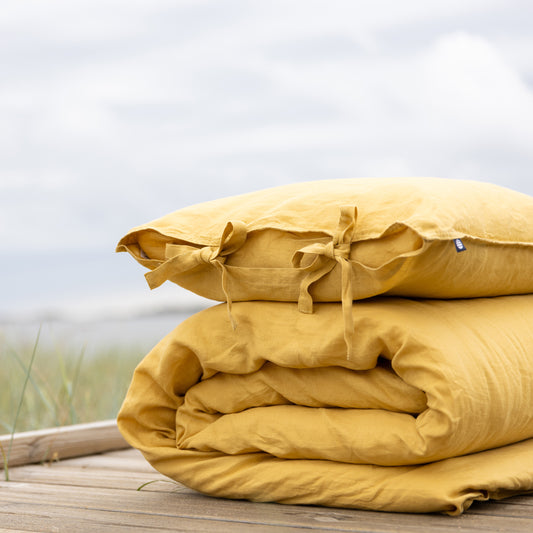 Linen duvet cover set | oat
